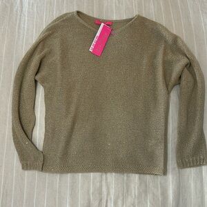 Lilly Soleen Sweater in Gold Metallic